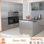 2014 new design 304# stainless steel kitchen cabinet / metal kitchen cabinet design and made in China factory