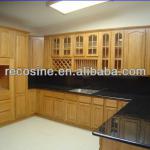 MDF carcass high gloss finish lacquer Maple veneer door kitchen cabinets