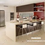 New popular kichen design PVC kitchen cabinet vinyl wrap-PVC finish kitchen-7