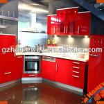 Modern High Gross Two Pack Lacquered Kitchen Cabinet