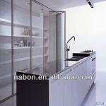 latest professional manufacturer make automatic glass sliding aluminum cabinet roll up door