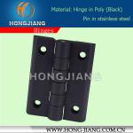 HS3634 Black plastic hinges for doors - 170 hinges