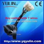New Style 100pcs/Lot Big Plug 7 Wires key switch garage door-YL1-LIN