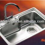 High quality double bowl kitchen sink stainless steel