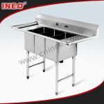 Free Standing Commercial Kitchen Sink/Stainless Steel Freestanding Kitchen Sink/Stainless Steel Double Sink Bench