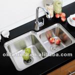 18 gauge double bowl undercounter kitchen sink-SK7142