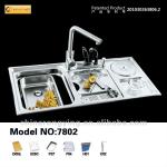 stainless steel kitchen sink-7802F