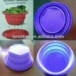Silicone collapsible Washing Basin, Folding Fruit Basket, new mould kitchenware product