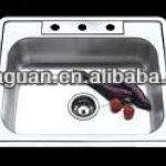 304 america style narrow kitchen sinks for sale-US2522C