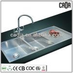 18/8 stainless steel handmade kitchen sinks above counter-CA-SHBY11646