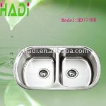 double Stainless steel sink HD7749D