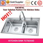 Double Bowl Stainless Steel Sink TCT8344D