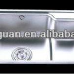 singl bowl stainless steel sink for kitchen equipment-SH7245C