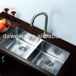 331616 undermount double bowl kitchen sink stainless steel