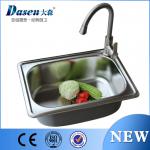 DS6045 universal single deep bowl stainless steel kitchen sink