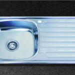 kitchen sink stainless with drainboard-HQ-9167TL
