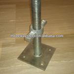 galvanized Scaffolding pipe fittings GI adjustable Jack Base-48.3