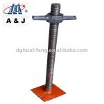 Hot Sale 700*30mm Adjustable Jack Base For Scaffoding Systems Working in Uneven Road Surface