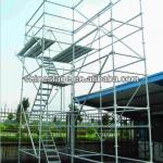 Aluminum for high wey working safe layer scaffolding