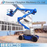 hydraulic boom lift aerial work platform for installing, repairing and cleaning