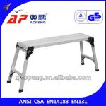 Convenient aluminium ladder with platform AP-802