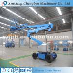 Small telescopic trailer articulating boom lift for selling on alibaba