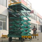 SJC series 300kg/16M Vehicle mounted mobile hydraulic scissor elevating lift