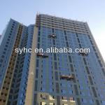 facade coating gondola for construction project