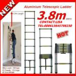 3.8m/12.5ft aluminium telescopic ladder with 13 steps ( EN131/GS approval )