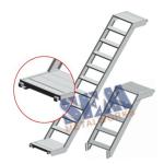 Scaffolding System-Aluminium Step Stair