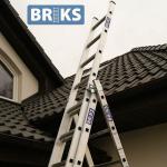 Aluminium extension step ladder with EN131 ( OEM available )
