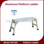 Hot sale aluminum platform ladder in Clear Anodized