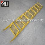 All steel construction metal industrial staircase