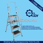 EN14183 approved 4 step safe ladder with handrail
