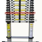 3.85m Aluminium Telescopic ladder with Stabilizer Bars/Carry bags/1.5cm Finger safety gap