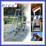 EN131 aluminum step ladder with tooling case