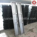 galvanized metal scaffold plank