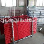 Red Powder-coated American type Frame scaffolding