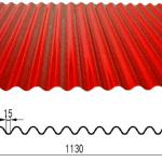 Colored Corrugated Plastic Roofing Sheet