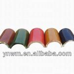 glazed clay roof tile