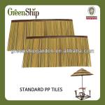 synthetic thatch roof/ gazebo-STANDARD PP TILES