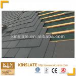 ASTM&amp;EN12326 Approved-KINSLATE Natural Black Slate Roof Tile