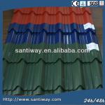 supplier in Hangzhou color coated metal roof tile sheet/ plate for sale