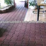 roof garden patio rubber paver