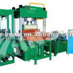 Automatic color pavement brick machine