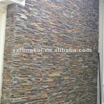 slate stone wall face brick