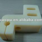 CNC machined plastic block
