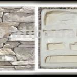 Concrete Molds. Natural Cut Ledgestone stone veneer profile.