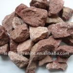 red crushed stone