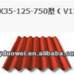 Color corrugated roofing sheet